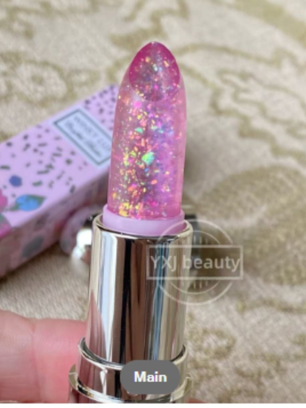 New Boxed Winky Lux Lavender Confetti pH Lip Balm Full Size~Limited Edition
